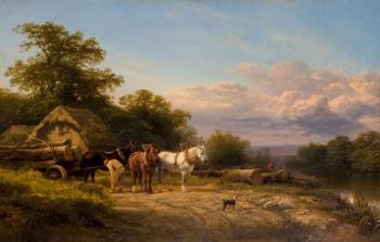 Horses (Timber Wagon)