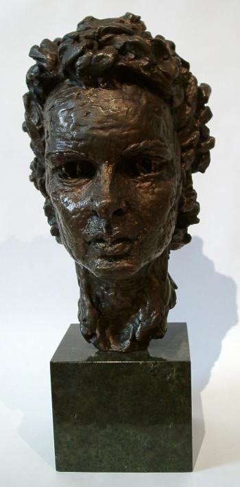 Head of Girl with Curls