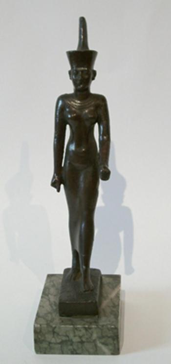 Egyptian Bronze Figure of the Goddess Neith
