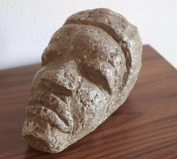 African Stone Head
