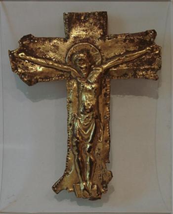 Dalmatian Brass Crucifix